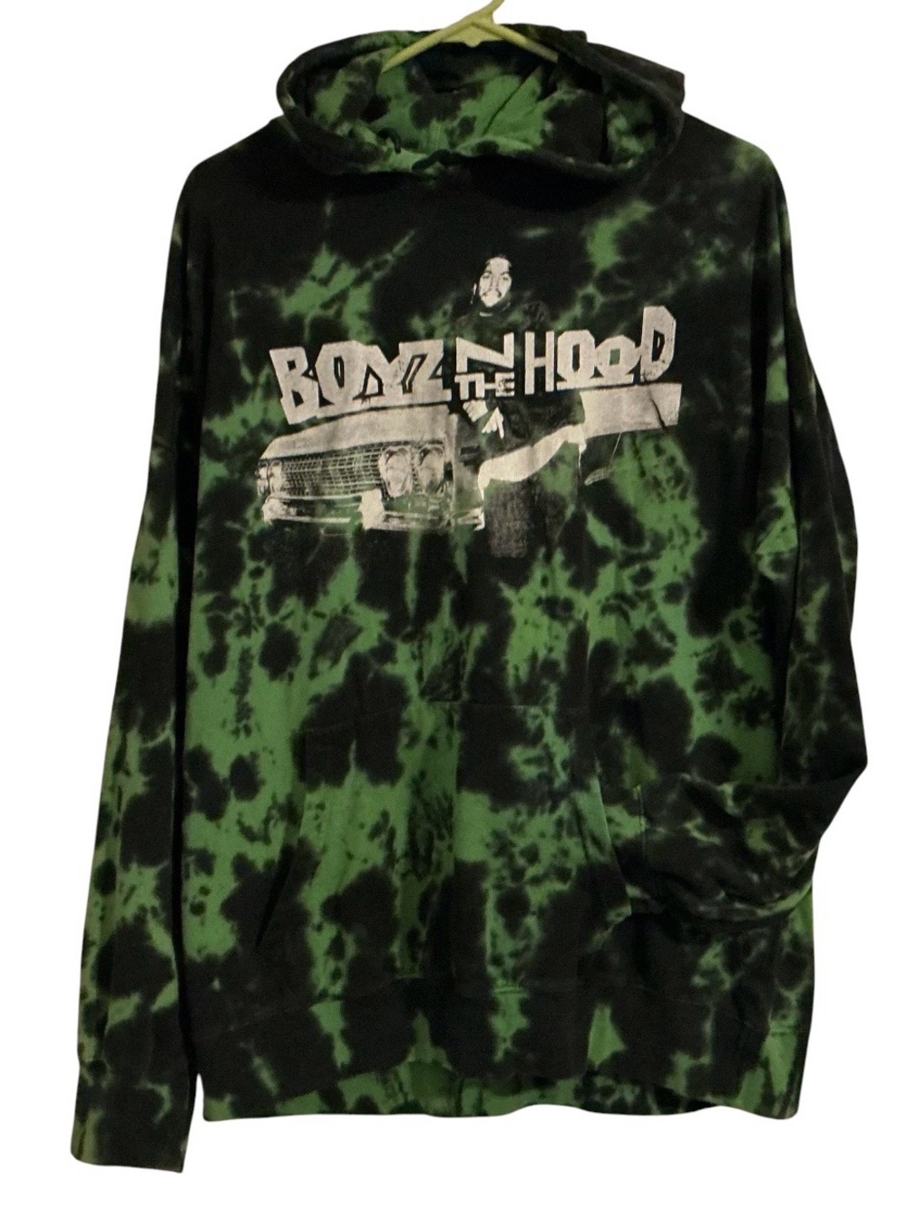 Philcos Boyz n the Hood Hoodie Large Oversized Bleach Wash Tie Dye Streetwear